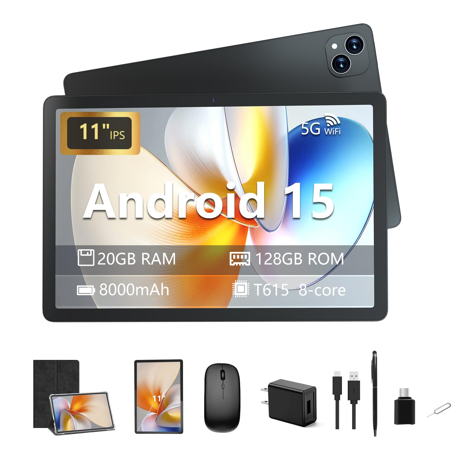 Amazon.co.jp: Iconiotk 11インチ Android 15 タブレット SIMカード